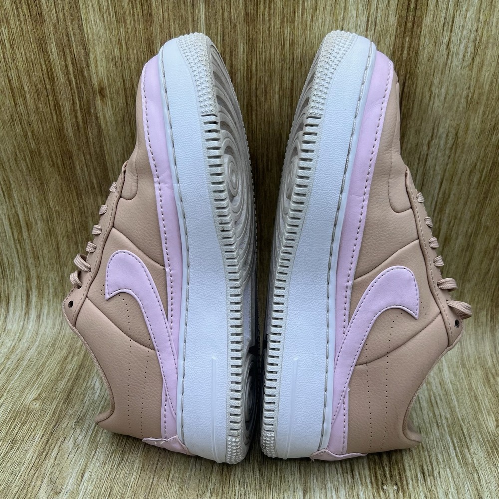 Nike Air Force 1 Jester XX Women's 10 Bio Beige Pink Force Platform AO1220-202‎ - Picture 7 of 10